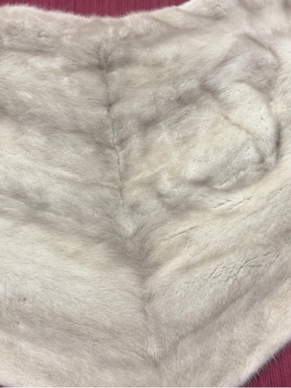 Lux mink Fur Shawl Wrap in Light Beige - Women Accessories - Picture 6 of 13